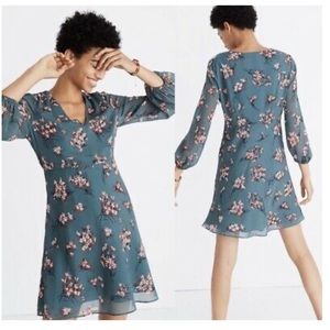 Madewell Marguerite Dress Floral Print Sz 2
